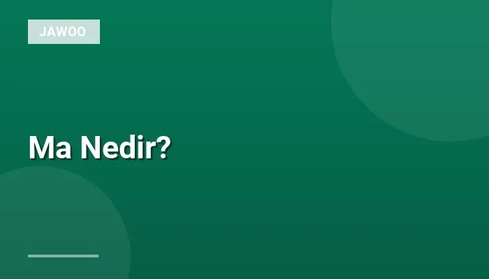 Μa Nedir?