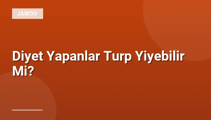 Diyet Yapanlar Turp Yiyebilir Mi?