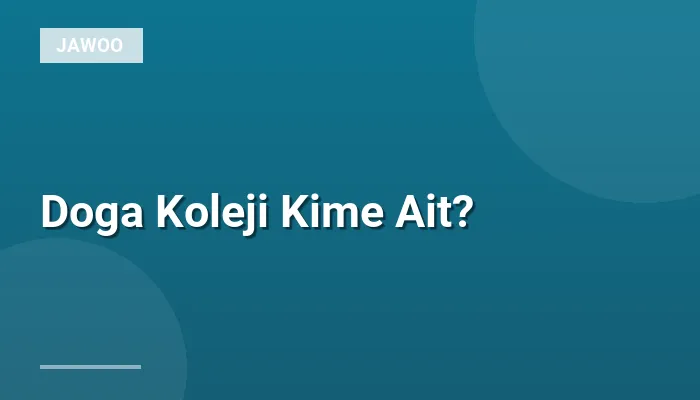 Doga Koleji Kime Ait?
