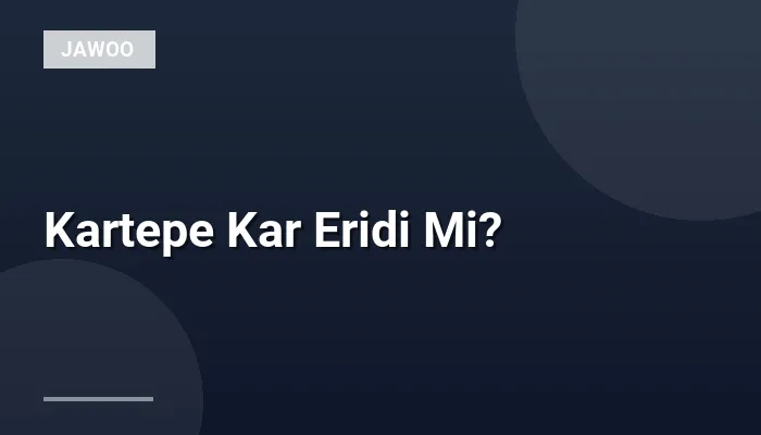 Kartepe Kar Eridi Mi?