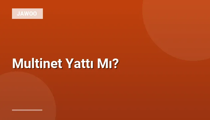 Multinet Yattı Mı?