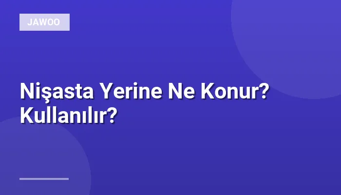 Nişasta Yerine Ne Konur? Kullanılır?