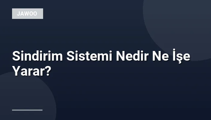 Sindirim Sistemi Nedir Ne İşe Yarar?