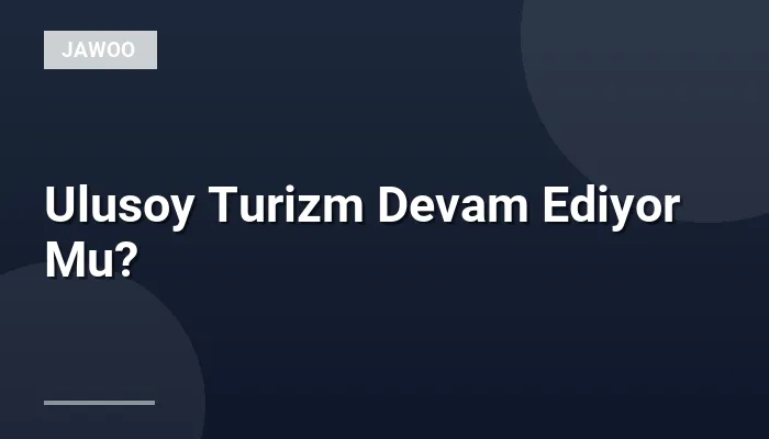 Ulusoy Turizm Devam Ediyor Mu?