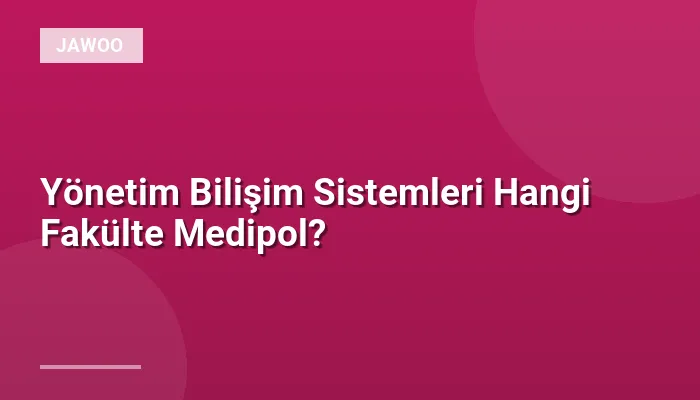 Yönetim Bilişim Sistemleri Hangi Fakülte Medipol?