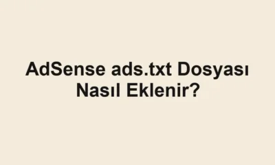 AdSense ads.txt Dosyası Nasıl Eklenir?