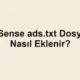 AdSense ads.txt Dosyası Nasıl Eklenir?