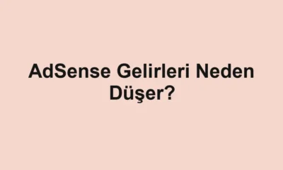 AdSense Gelirleri Neden Düşer?