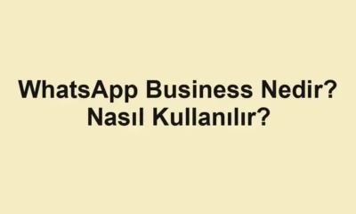 WhatsApp Business Nedir? Nasıl Kullanılır?
